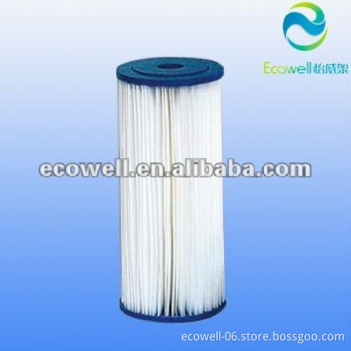10" pleated cartridge filter